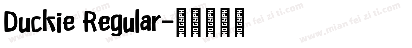 Duckie Regular字体转换